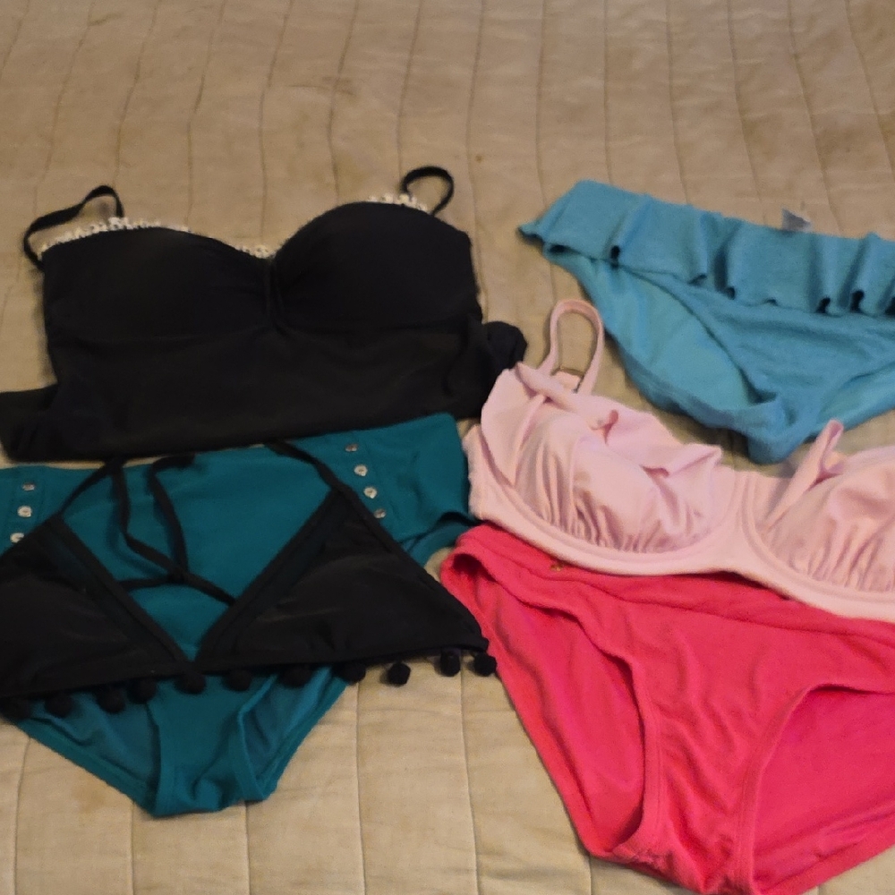 Swin Mix N Match Set - Black, Pink, Teal, and Blue